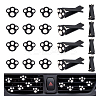 Cat Claw Print Opaque Resin Car Air Vent Clips AJEW-AB00031-1
