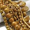 Handmade Porcelain Beads Strands PORC-B002-19H-2
