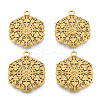 Ion Plating(IP) 201 Stainless Steel Pendants STAS-N098-206LG-2