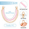 Aluminium Curb Chains Bag Extension Chains HJEW-TAC0075-4