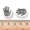 Handmade Porcelain Beads PORC-D025-02F-3
