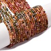 Natural Multicolor Tourmaline Beads Strands G-C226-B02-2mm-02-2