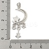 Brass Micro Pave Cubic Zirconia Pendant LS-KK-Q812-04P-3
