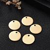 Ion Plating(IP) 304 Stainless Steel Charms STAS-K112-01G-7