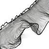 Polyester Organza Ruffled Pleated Lace Fabric Trim OCOR-WH0070-15D-1