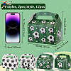 12Pcs 4 Styles Rectangle Football Print Paper Storage Candy Boxes CON-WH0095-58-2