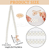1Pc Acrylic Pearl Braided Stretch Chain Belts AJEW-CP0008-12A-2