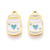 304 Stainless Steel Enamel Charms STAS-T065-64G-02-1