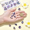 49Pcs 10 Style Electroplate Glass Charms GLAA-YW0003-48-5