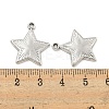 Non-Tarnish 304 Stainless Steel Pendants STAS-P365-09P-3