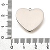 304 Stainless Steel Pendants STAS-M123-03I-PG01-3