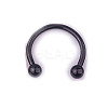 303 Stainless Steel Circular/Horseshoe Barbell Nose Rings WG86D19-07-1