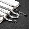 Non-Tarnish 304 Stainless Steel Herringbone Chains Necklaces NJEW-G340-03P-2