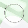 201 Stainless Steel Plain Bangles for Women BJEW-B150-07P-2