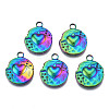 Ion Plating(IP) 304 Stainless Steel Pendants STAS-S119-125-1