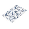 Chinoiserie Floral Printed Plastic Gift Storage Tote Bags PL-CBAAD12-02-2