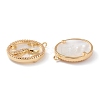 Real 18K Gold Plated Brass Micro Pave Clear Cubic Zirconia Pendants ZIRC-J039-14G-A-2