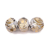 Electroplate Glass Beads EGLA-N026-01A-B02-1