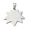 Non-Tarnish 201 Stainless Steel Pendants STAS-D041-16P-1