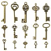 30Pcs 15 Style Tibetan Style Alloy Pendants FIND-TZ0001-02-1