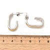 304 Stainless Steel Two Tone Stud Earrings EJEW-F355-05GP-04-3