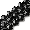 Natural Black Tourmaline Beads Strands G-C062-A01-01-1