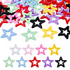 40Pcs Opaque Acrylic Pendants MACR-TA0002-84-1