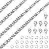 5M 304 Stainless Steel Curb Chains CHS-TA0001-56-3