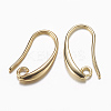 Brass Earring Hooks KK-E711-062G-A-1