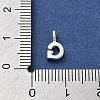 925 Sterling Silver with Cubic Zirconia Charms STER-Q004-01G-S-3