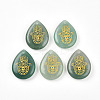 Natural Green Aventurine Pendants G-N345-05C-1