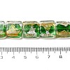 Handmade Gold Foil and Silver Foil Lampwork Beads FOIL-C001-01B-03-4