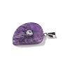 Natural Amethyst Carved Pendants G-P599-04P-08-2