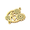 304 Stainless Steel Hollow Connector Charms STAS-Z069-05G-2