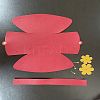 Foldable Imitation Leather Wedding Flower Candy Bags CON-WH0087-92B-2