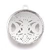 Tibetan Style Hollow Alloy Pendants LS-TIBEP-F075-01AS-RS-2
