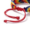 Rainbow Pride Bracelet BJEW-F424-01-3