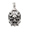 Retro 304 Stainless Steel Big Pendants STAS-I205-38AS-05-1