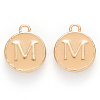 Golden Plated Alloy Enamel Charms ENAM-S118-06M-1