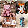 60Pcs 6 Colors Glass Craft Eyes for Doll DIY-CA0007-83-7
