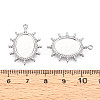 Non-Tarnish 304 Stainless Steel Pendant Cabochon Settings STAS-T065-90P-3