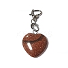 Synthetic Goldstone Pendant Decorations PALLOY-PH01402-12-1