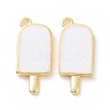 Brass Enamel Pendants KK-A168-16-01G-2