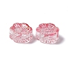 Electroplated Glass Beads GLAA-G090-01F-4