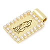 Rack Plating Brass Pendants KK-P287-45A-G-2