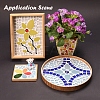 Leaf Shape Porcelain Mosaic Tiles PW-WG00441-02-2