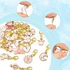 20Pcs 20 Styles Alloy Enamel Pendant Decorations HJEW-FS00048-3