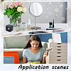 Portable Imitation Leather Jewelry Storage Zipper Boxs with 4 Insert Bags CON-WH0202-001A-5