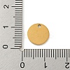 Ion Plating(IP) 304 Stainless Steel Pendants FIND-M017-02G-T-3