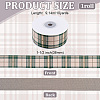 Polyester Tartan Ribbon OCOR-WH0105-098B-2